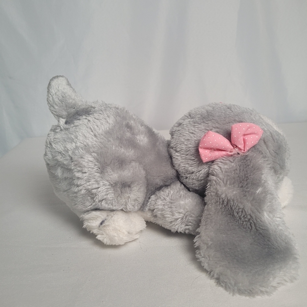 Vintage Applause Playful Puppy W/ Pink Bows Plush Stuffed Animal Toy 9" - Picture 5 of 11